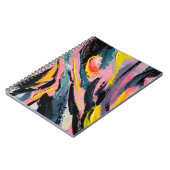 春フェスティバル。数々の色のテクス絵画チャアブ ノートブック (左側)