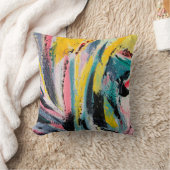 春フェスティバル。色数々の付きテ絵画クスチャアブ クッション (ブランケット)