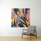春フェスティバル。色数々の付きテ絵画クスチャアブ タペストリー (インサイチュ)
