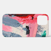 春フェスティバル。色数々の付きテ絵画クスチャアブ Case-Mate iPhoneケース (裏面 (横))