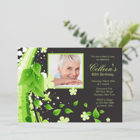 春フォト招待状 招待状 (スタンド正面)