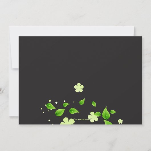 春フォト招待状 招待状 (裏面)