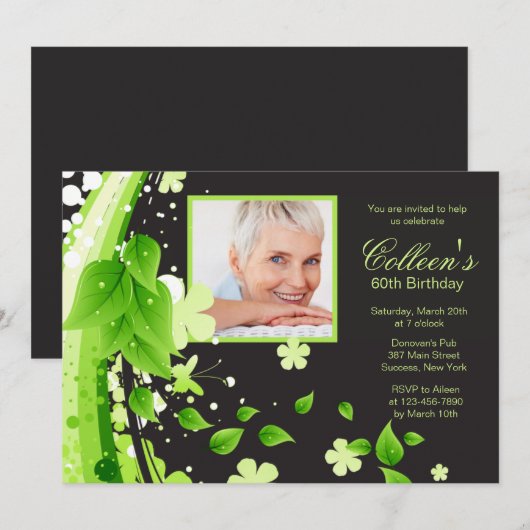 春フォト招待状 招待状 (正面/裏面)