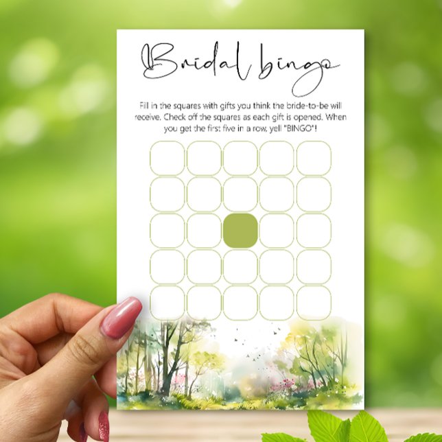 春フォレストブライダルシャワービンゴゲーム (クリエイターアップロード済み)