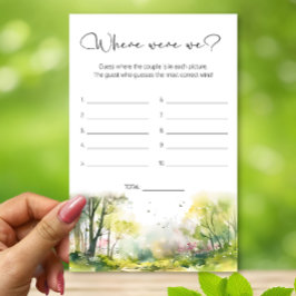 春フォレスト我々はブライダルシャワーゲーム