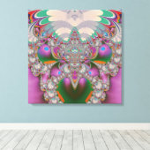 春フクロウ キャンバスプリント (インサイチュ (ウッドフロア))