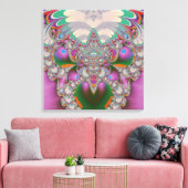 春フクロウ キャンバスプリント (インサイチュ (リビング))