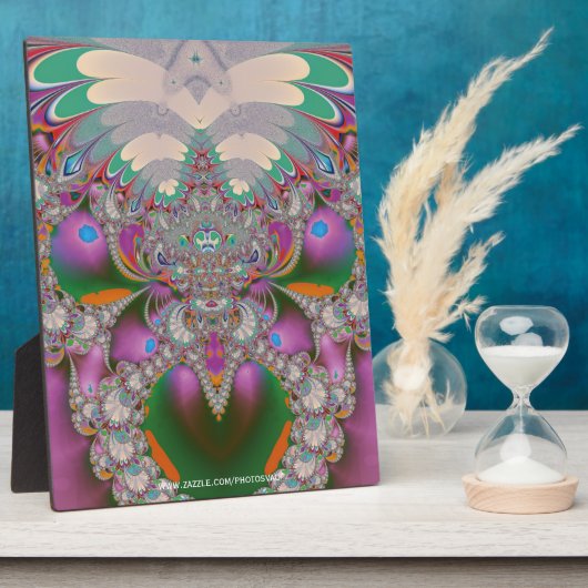 春フクロウ フォトプラーク (側面)