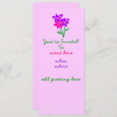 春フライ招待状 招待状 (正面/裏面)