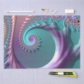 春フラクタルティッシュペーパー 薄葉紙 (クラフト)