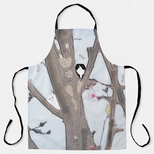春フラズアロバープリントエプロン エプロン (正面)