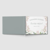 春フラズピンクフローラミントグリーン結婚ズ ゲストブック (全面)