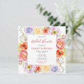 春フラズワイルドフラワーズブライダルシャワー 招待状 (スタンド正面)