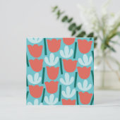 春フラットノートカード サンキューカード (スタンド正面)