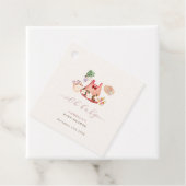 春フラワーガーデンガール服ベビーシャワー フェイバータグ (インサイチュ)