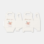 春フラワーガーデンガール服ベビーシャワー フェイバーボックス (折り畳みなし)