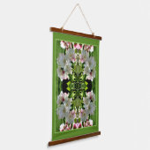 春フラワークラブラップズ抽象芸術 吊り下げ型タペストリー (傾斜あり)
