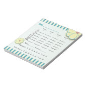 春フラワーバンコスコアシートパッド ノートパッド (回転)