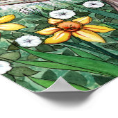 春フラワーフェアリーと蝶 ポスター (角)