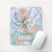 春フラワーフェアリーアートバイモリーハリソン マウスパッド (マウス)