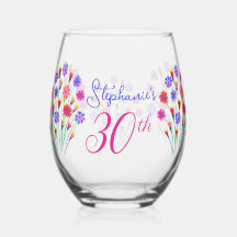 春フラワーブーケ絵を描ハンド30歳の誕生日