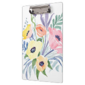 春フラワーブーケ | かわいらしフローラ水色 クリップボード (左)