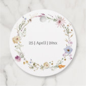 春フラワーボー結婚ホーありがとう フェイバータグ (裏面)