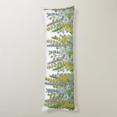 春フラワー抱き枕カバー刺繍 ボディピロー (裏面 (縦))