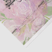 春フランスのスタンプガーデンハット及び椅子 薄葉紙 (詳細)