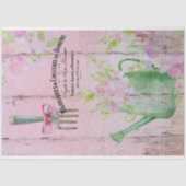 春フランスのボヘムガーデニングツール 薄葉紙 (正面)