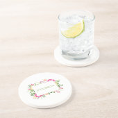 春フレーム：カスタムサンドストーンコースター コースター (側面)