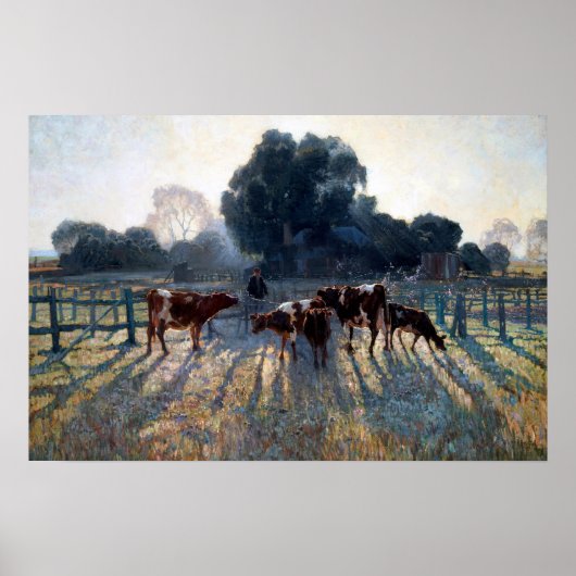 春フロストエリートグルーナー1919オーストラリアアート ポスター (正面)