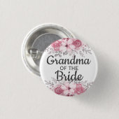 春フローラおばあちゃん花嫁ボタン 缶バッジ (正面&裏面)