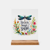 春フローラの魔法 アクリルサイン (正面)