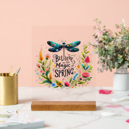 春フローラの魔法 アクリルサイン