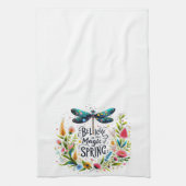 春フローラの魔法 キッチンタオル (縦)