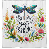 春フローラの魔法 シャワーカーテン (正面)