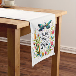 春フローラの魔法 ショートテーブルランナー