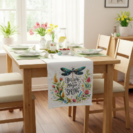 春フローラの魔法 ショートテーブルランナー