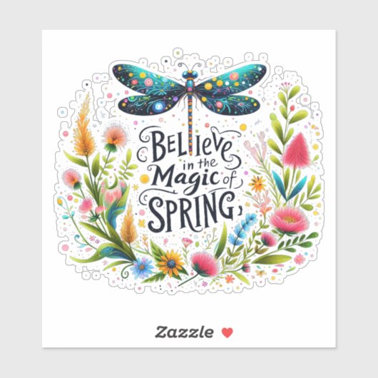 春フローラの魔法 シール (シート)