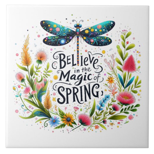 春フローラの魔法 タイル (正面)