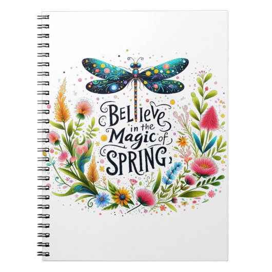 春フローラの魔法 ノートブック (正面)