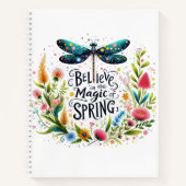 春フローラの魔法 ノートブック (正面)
