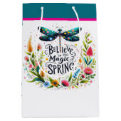 春フローラの魔法 ミディアムペーパーバッグ (正面)