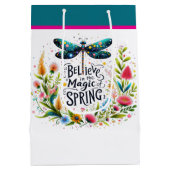 春フローラの魔法 ミディアムペーパーバッグ (裏面)