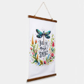 春フローラの魔法 吊り下げ型タペストリー (傾斜あり)