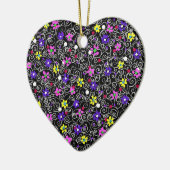 春フローラアート セラミックオーナメント (左)