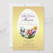 春フローライースターエッグブライダルシャワー招待状 招待状 (正面)