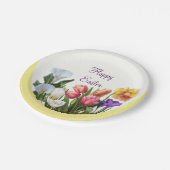 春フローライースタースプリングタイムフラワーエレガントズ ペーパープレート (アングル)