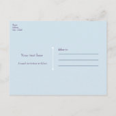 春フローライースター卵エレガント日付を保存 案内ポストカード (裏面)